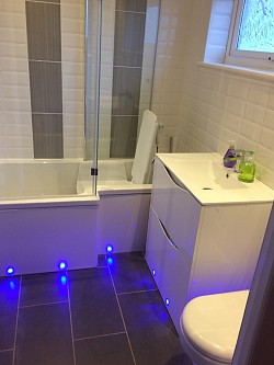 Bathroom fitting and tiling 